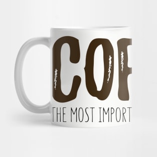 Coffee: The Most Important Meal Of The Day Mug